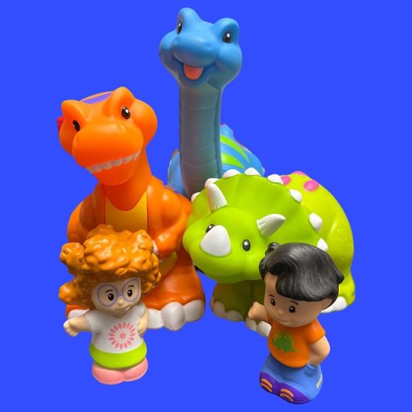 Little People 2005 3 Dinosaurs Sophie & Koby - Picture 1 of 3